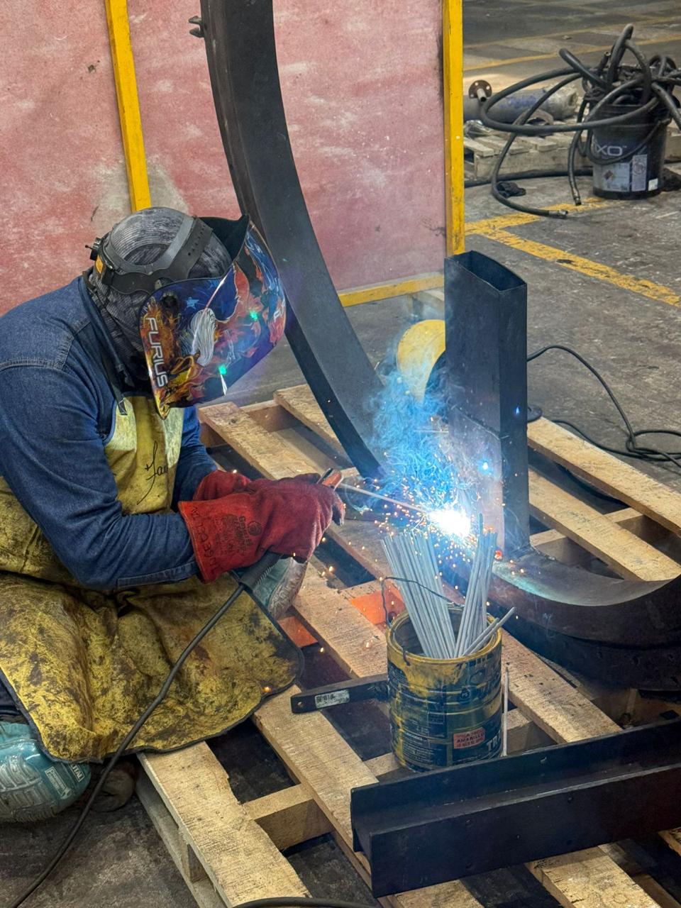 Soldadura de estructura metálica